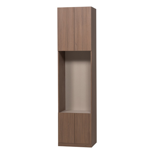 WOOOD Build smalle half open kast 54 cm eiken decor bruin WOOOD Build smalle half open kast 54 cm eiken decor bruin