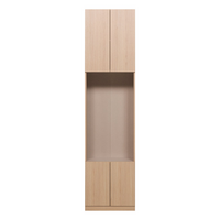 Build smalle half open kast 54 cm eiken decor naturel