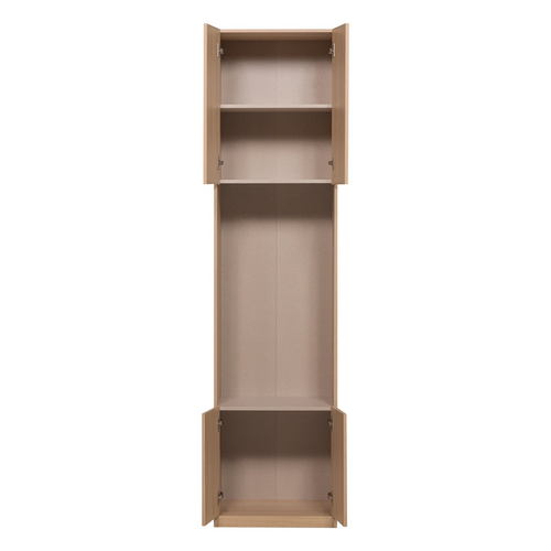 WOOOD Build smalle half open kast 54 cm eiken decor naturel WOOOD Build smalle half open kast 54 cm eiken decor naturel