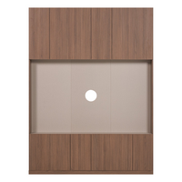 Build TV opbergkast 160 cm eiken decor bruin