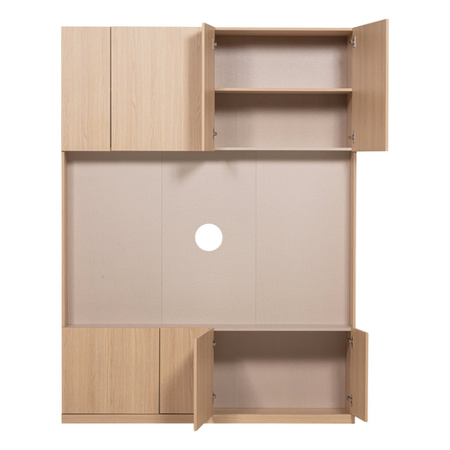 WOOOD Build armoire TV 160 cm décor chêne brun WOOOD Build armoire TV 160 cm décor chêne brun