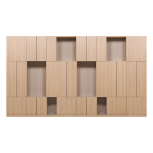 WOOOD Build wandkast combinatie 376 cm eiken decor naturel
