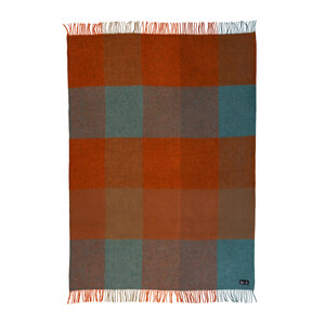 Klippan Gotland plaid check orange Klippan Gotland plaid check orange