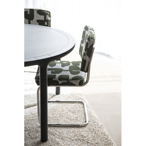 Zuiver Ridge Deco Symbols chaise de salle à manger avec accoudoirs verte Zuiver Ridge Deco Symbols chaise de salle à manger avec accoudoirs verte