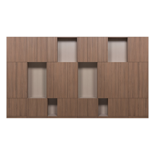 WOOOD Build ensemble mural 188 cm décor chêne brun WOOOD Build ensemble mural 188 cm décor chêne brun