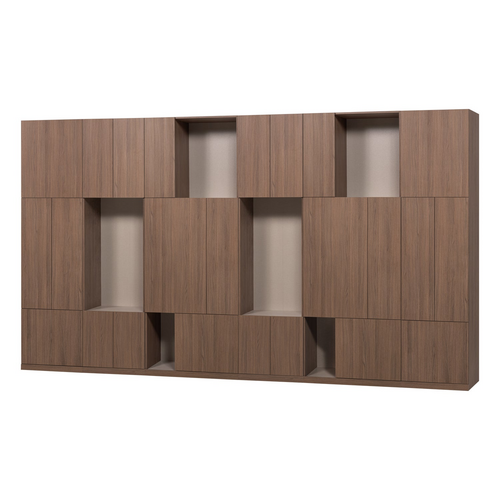 WOOOD Build ensemble mural 188 cm décor chêne brun WOOOD Build ensemble mural 188 cm décor chêne brun