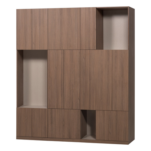 WOOOD Build combinaison armoire murale 188 cm décor chêne brun WOOOD Build combinaison armoire murale 188 cm décor chêne brun