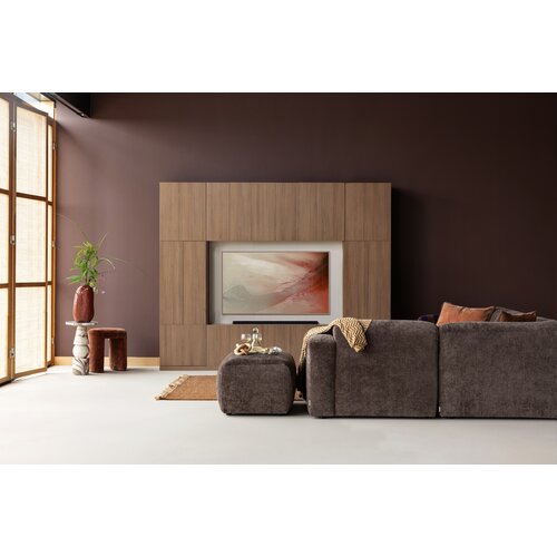 WOOOD Build combinaison armoire murale 268 cm décor chêne brun WOOOD Build combinaison armoire murale 268 cm décor chêne brun