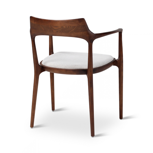 Castle Line Lexy armstoel beige houten poten es/walnut Castle Line Lexy armstoel beige houten poten es/walnut