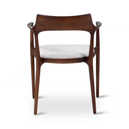Castle Line Lexy armstoel beige houten poten es/walnut Castle Line Lexy armstoel beige houten poten es/walnut