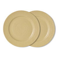 Farmhouse eetbord cream Ø 26.5 - set van 2