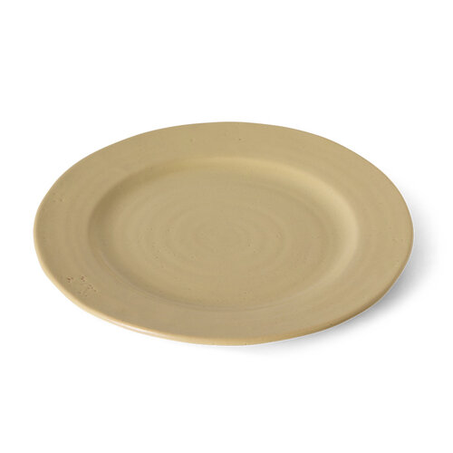 HKLiving Farmhouse eetbord cream Ø 26.5 - set van 2 HKLiving Farmhouse eetbord cream Ø 26.5 - set van 2