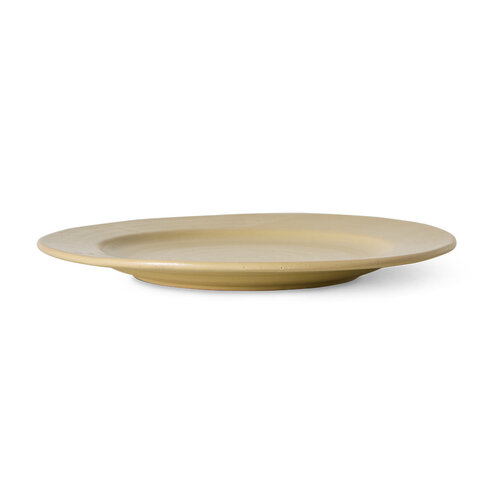 HKLiving Farmhouse eetbord cream Ø 26.5 - set van 2 HKLiving Farmhouse eetbord cream Ø 26.5 - set van 2