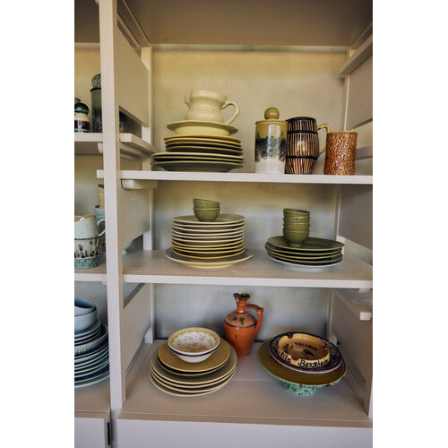 HKLiving Farmhouse ontbijtbord cream Ø 22 - set van 2 HKLiving Farmhouse ontbijtbord cream Ø 22 - set van 2
