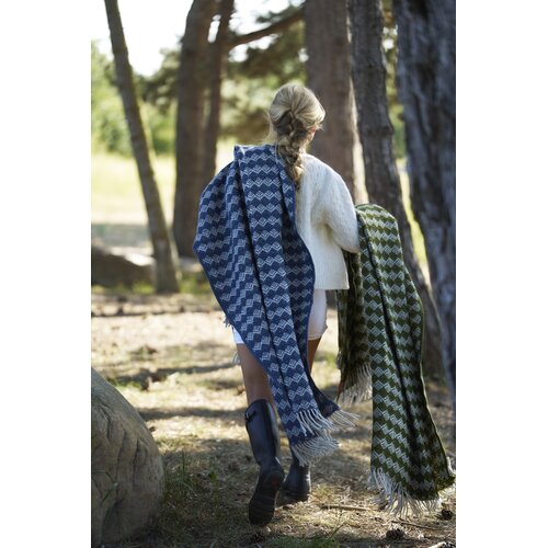Klippan Tuva plaid indigo/natural grey Klippan Tuva plaid indigo/natural grey