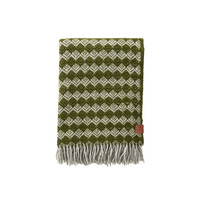 Tuva plaid moss/natural grey