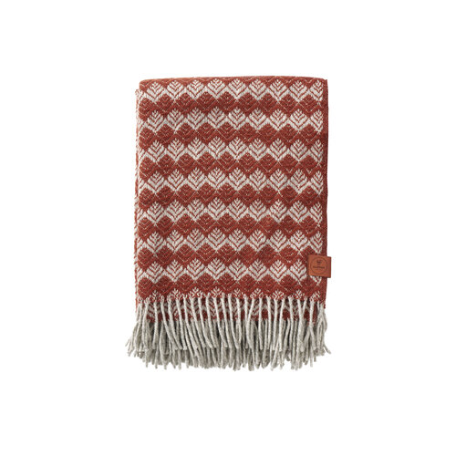 Klippan Tuva plaid rust/natural grey Klippan Tuva plaid rust/natural grey
