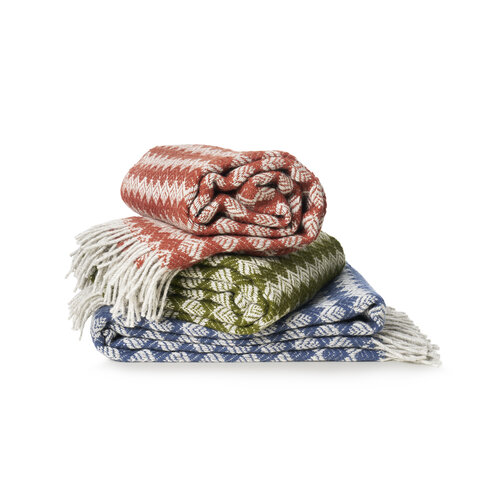 Klippan Tuva plaid rust/natural grey Klippan Tuva plaid rust/natural grey