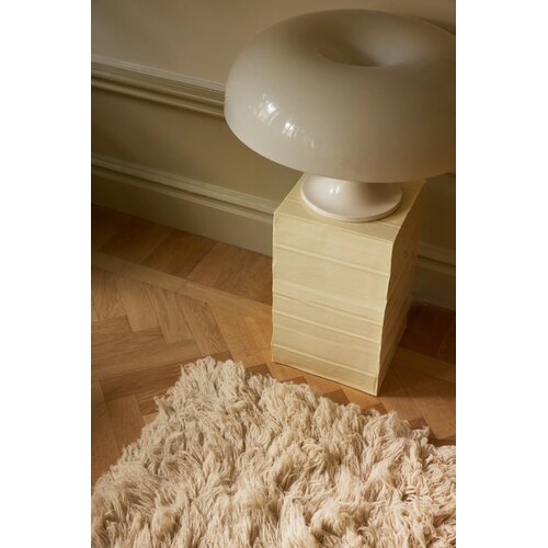 Layered Tapis en laine à poils longs Shaggy oatmeal Layered Tapis en laine à poils longs Shaggy oatmeal