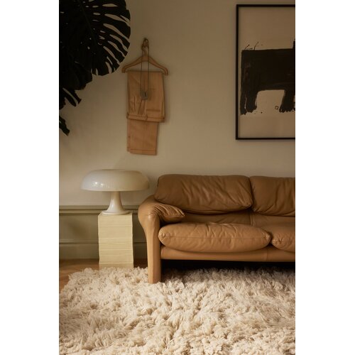 Layered Tapis en laine à poils longs Shaggy oatmeal Layered Tapis en laine à poils longs Shaggy oatmeal