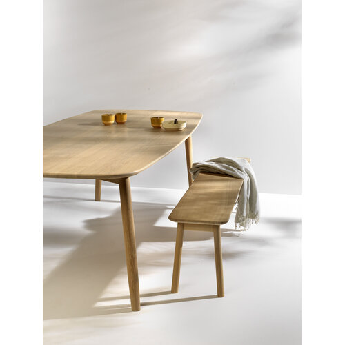Kluskens Anthony eettafel eikenhout 180 x 95 cm - TOONZAALMODEL Kluskens Anthony eettafel eikenhout 180 x 95 cm - TOONZAALMODEL