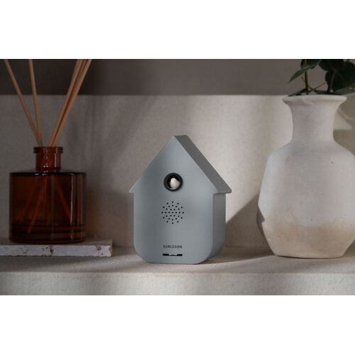 Karlsson Modern Cuckoo soundbox mouse grey Karlsson Modern Cuckoo soundbox mouse grey