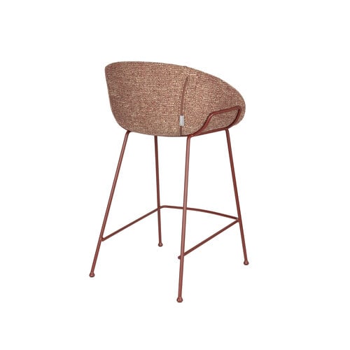 Zuiver Feston counterstoel rood ZH 65 cm Zuiver Feston counterstoel rood ZH 65 cm