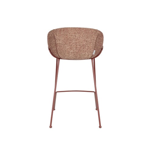 Zuiver Feston counterstoel rood ZH 65 cm Zuiver Feston counterstoel rood ZH 65 cm