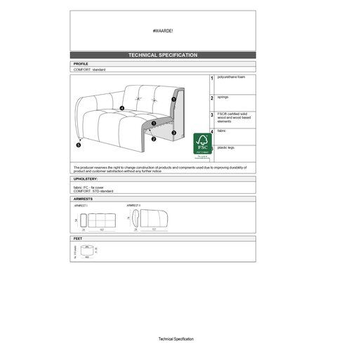 Sits Cube sofa hoekopstelling set 4