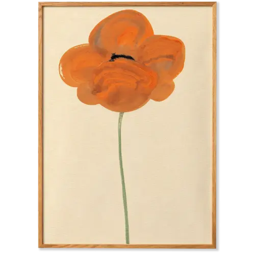 Paper Collective Orange Vallmo poster 30 x 40 Paper Collective Orange Vallmo poster 30 x 40