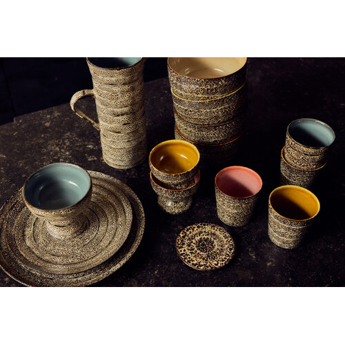 HKLiving 70s koffiekopjes brew variation - set van 4 HKLiving 70s koffiekopjes brew variation - set van 4