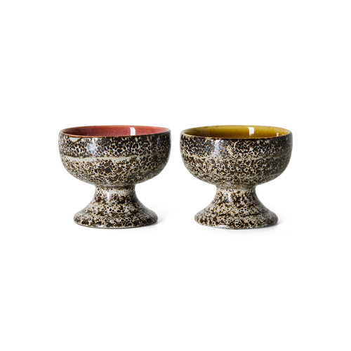 HKLiving 70s medium coupes brew variation - set van 2 HKLiving 70s medium coupes brew variation - set van 2