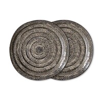 70s dessertbord brew - set van 2