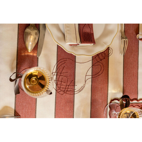 Maison Dînette Auguste rust tafelkleed 170 x 360 Maison Dînette Auguste rust tafelkleed 170 x 360