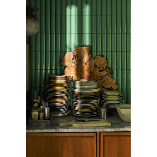 HKLiving Chef ceramics diep bord M rustic green HKLiving Chef ceramics diep bord M rustic green