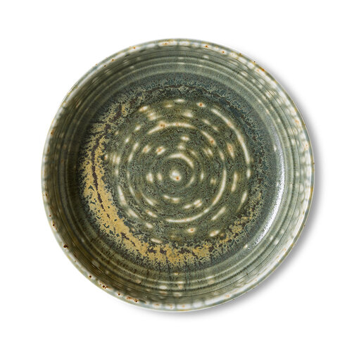 HKLiving Chef ceramics diep bord M rustic green HKLiving Chef ceramics diep bord M rustic green