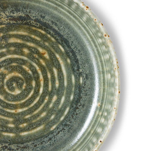 HKLiving Chef ceramics diep bord M rustic green HKLiving Chef ceramics diep bord M rustic green