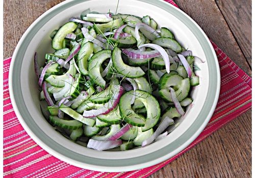 Cucumber dill salad