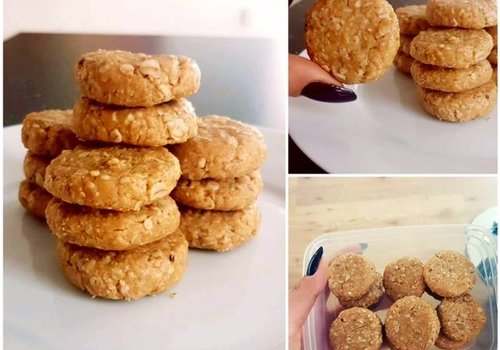 Peanut / Oatmeal cookies (lactose & gluten free)