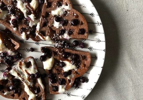 Choco loco waffles