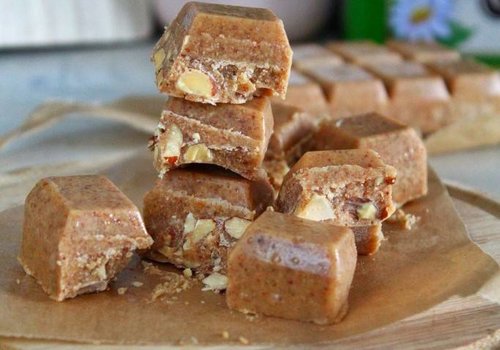 Gezonde amandel fudge