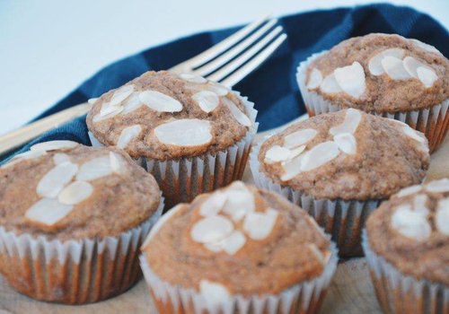 Healthy speculaas muffins