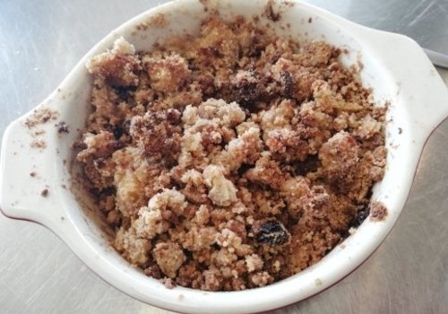 Appel crumble glutenvrij