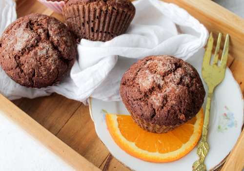 Orange chocolate muffins
