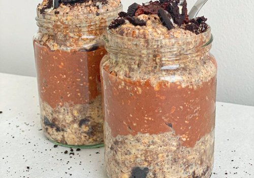 Cookie & Cream Overnight oats