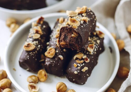 Hazelnut chocolate bars