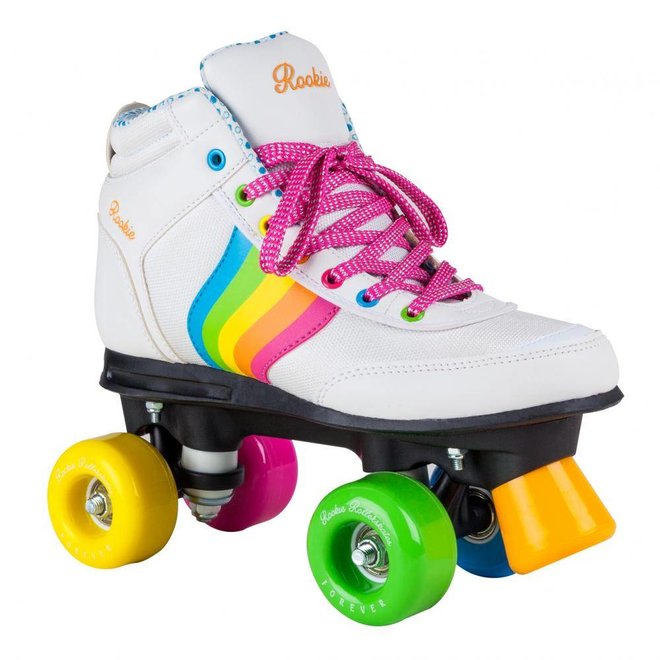 Rookie Forever Rainbow Witte Roller Skates