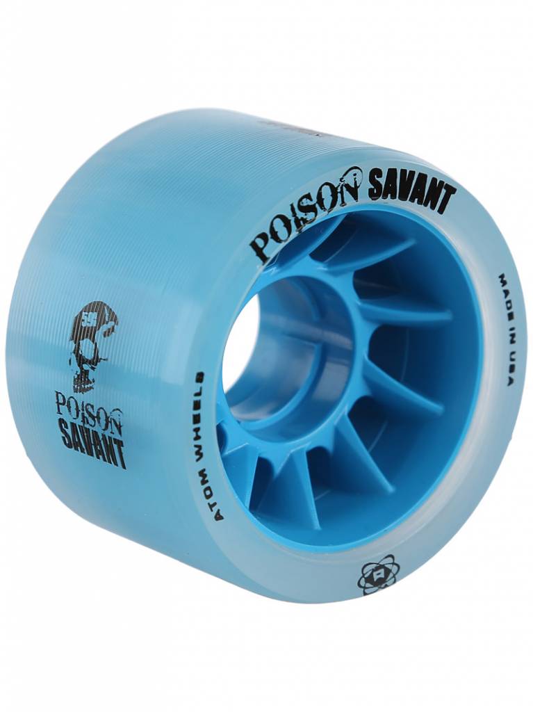 Blue Atom Poison Savant Wheels with Bionic Bearings 8mm Full Set of 8 