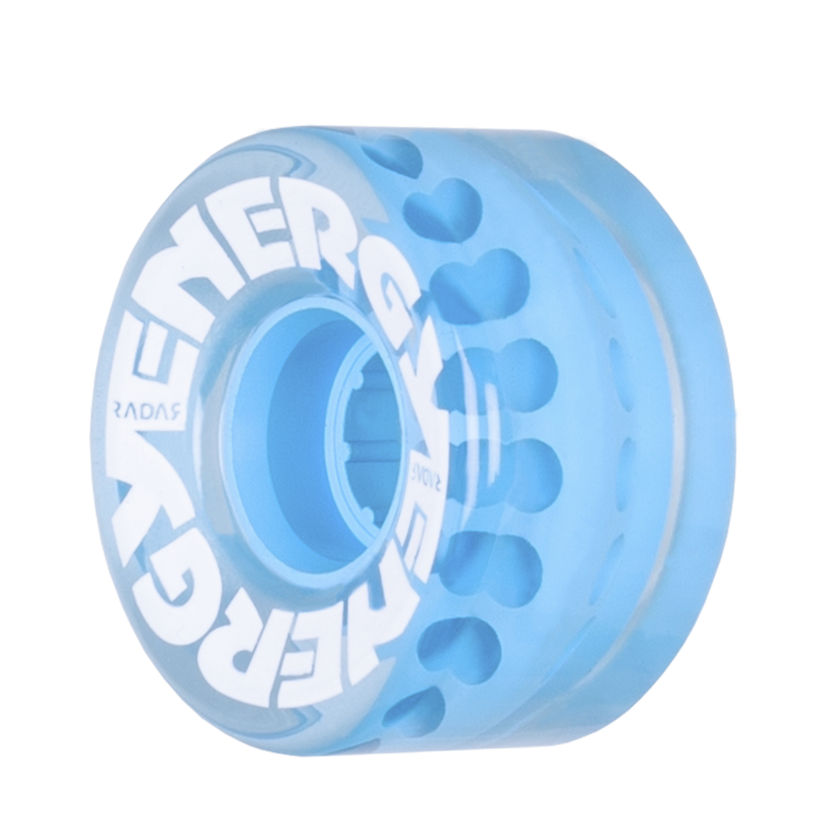 thumbnail image 2 of Radar Energy 57 Roller Skate Wheels - 4 Pack 78A 31x57mm Outdoor Skate Wheels In Aqua Color 2 of 12