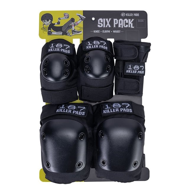 187 Adult Six Pack - Black